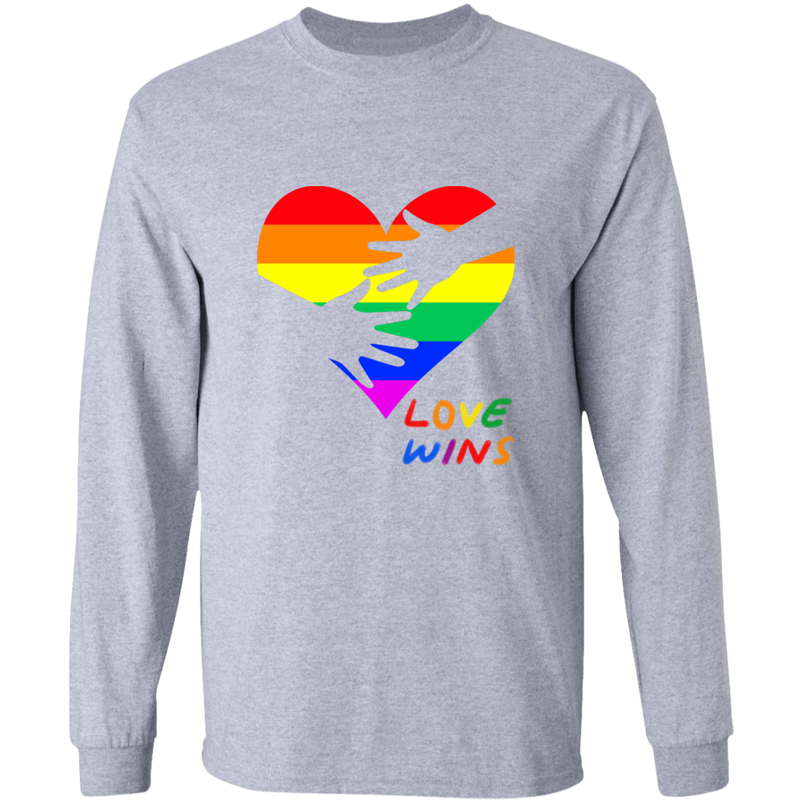 Love Wins Heart Long Sleeve Shirt