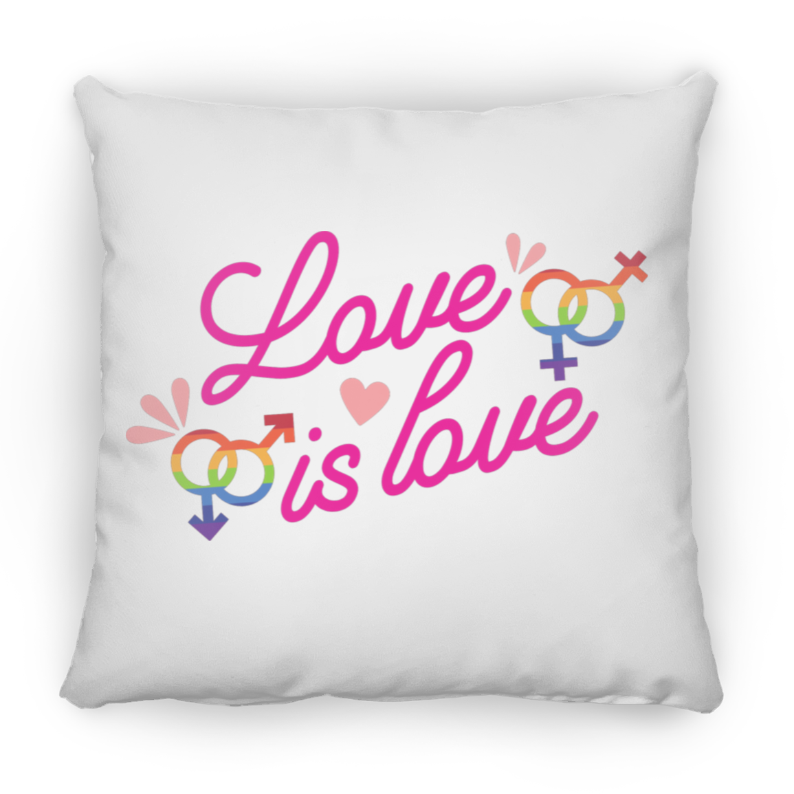 Love is Love Square Pillow