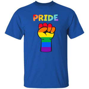 Rainbow Pride Fist Short Sleeve Shirt