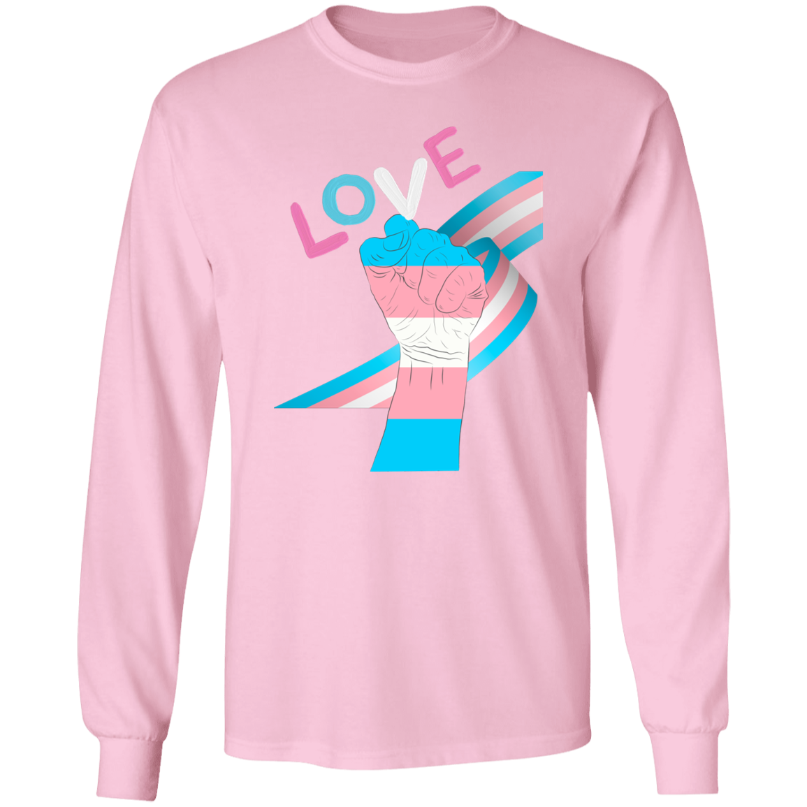 Trans Fist Long Sleeve Shirt