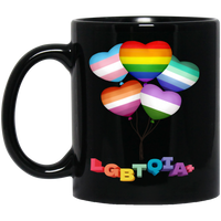 Pride Heart Balloons Mug