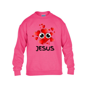 Eye Love Jesus Youth Crewneck