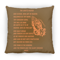 Lord's Prayer Pillow Orange