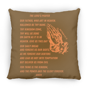 Lord's Prayer Pillow Orange