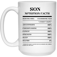 Nutrition Facts Mug - Son