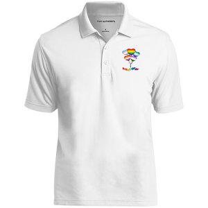 Pride Heart Balloons Short Sleeve Polo