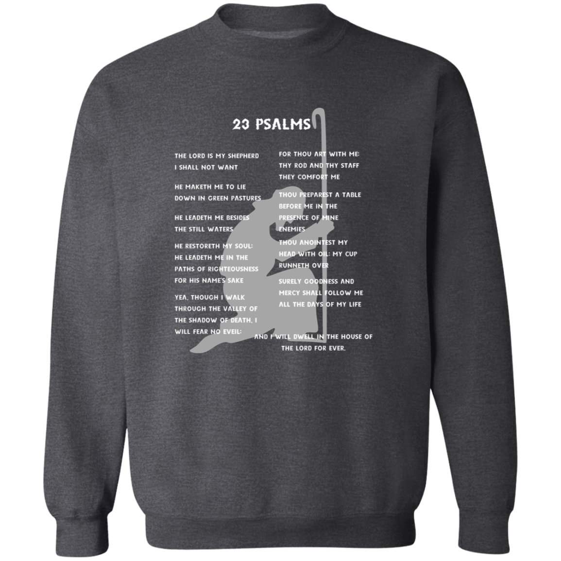 23 Psalms Crewneck Sweatshirt - White