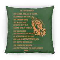Lord's Prayer Pillow Orange