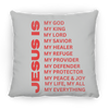 Jesus Is Christian Pillow Red