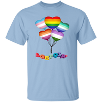 Pride Heart Balloons Short Sleeve Shirt