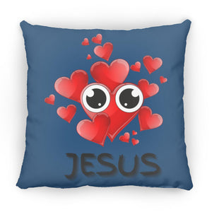 Eye Love Jesus Pillow