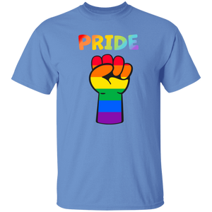 Rainbow Pride Fist Short Sleeve Shirt