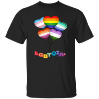 Pride Heart Balloons Short Sleeve Shirt