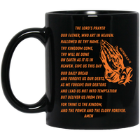 Lord's Prayer Mug Orange