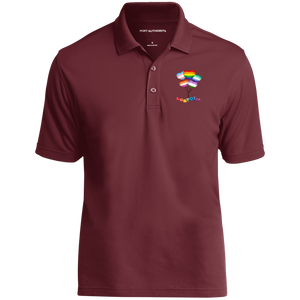 Pride Heart Balloons Short Sleeve Polo