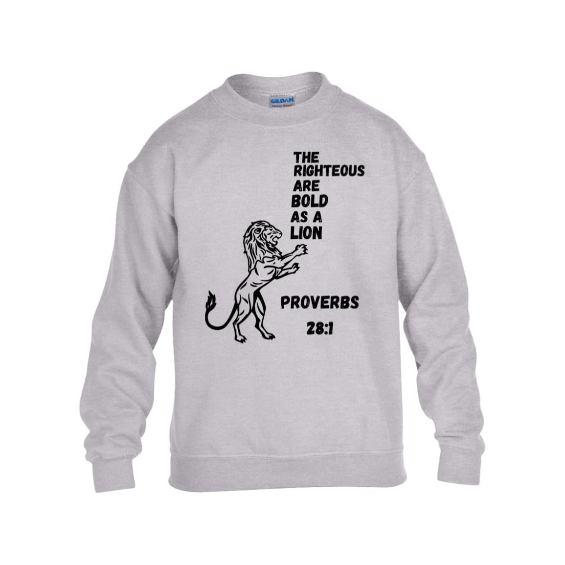 Bold as a Lion Youth Crewneck Sweatshirt