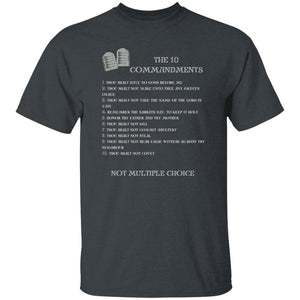 The 10 Commandments Short Sleeve - White