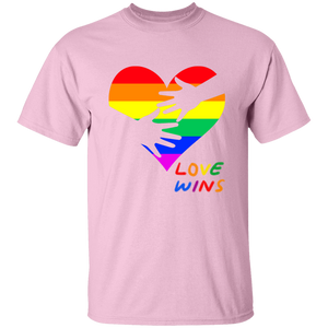 Love Wins Heart Short Sleeve Shirt