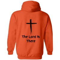 Jehovah Shammah Pullover Hoodie Front & Back - Black
