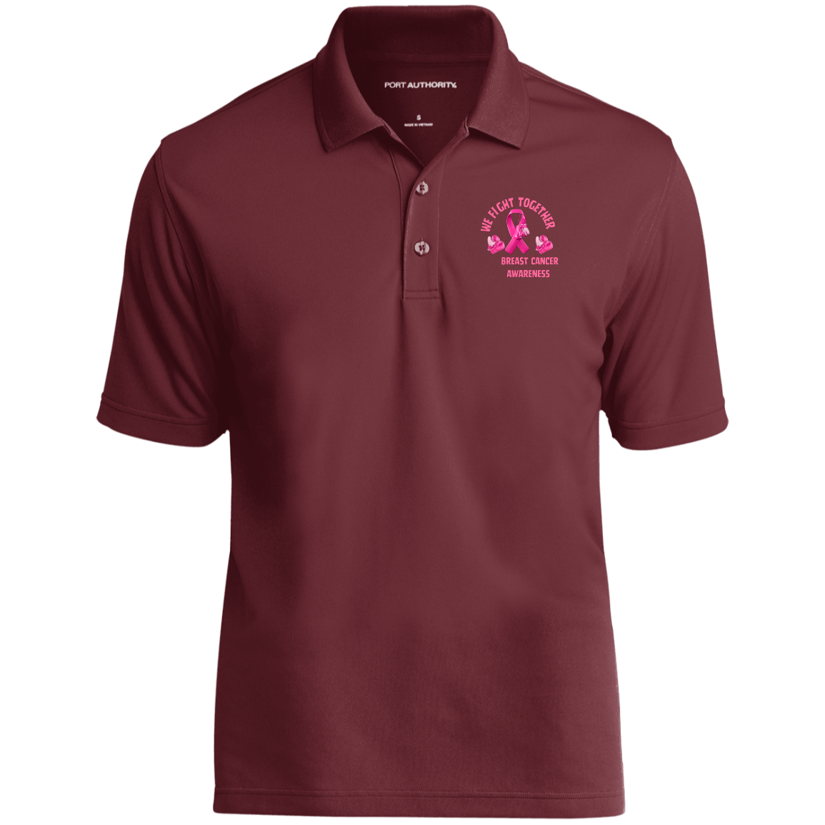 We Fight Short Sleeve Polo