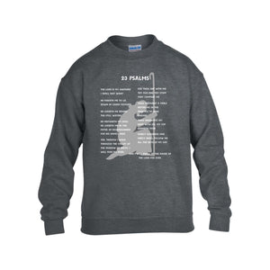 23 Psalms Youth Crewneck Sweatshirt - White