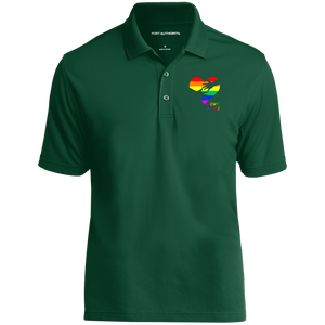 Love Wins Heart Short Sleeve Polo