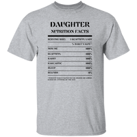 Nutrition Facts T-Shirt SS - Daughter - Black