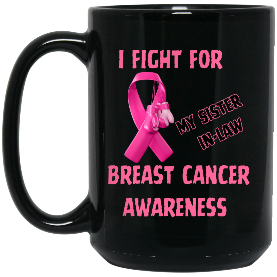 I Fight For Black 15oz Mug