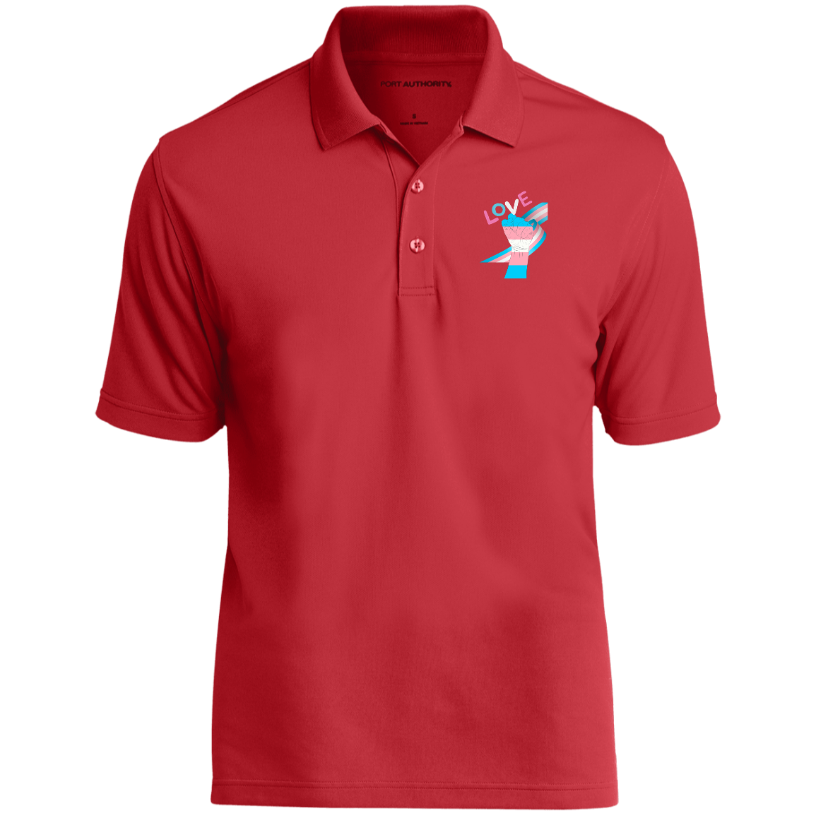 Trans Fist Short Sleeve Polo