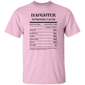 Nutrition Facts T-Shirt SS - Daughter - Black