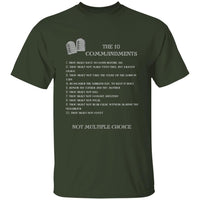 The 10 Commandments Youth Short Sleeve - White