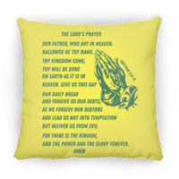 Lord's Prayer Pillow Green