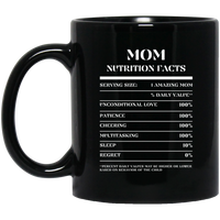 Nutrition Facts Mug - Mom