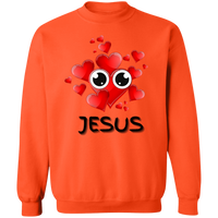 Eye Love Jesus Crewneck Pullover Sweatshirt