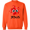 Load image into Gallery viewer, Eye Love Jesus Crewneck Pullover Sweatshirt