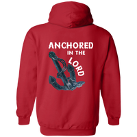 Anchored in the Lord Hoodie - White