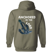 Anchored in the Lord Hoodie - White