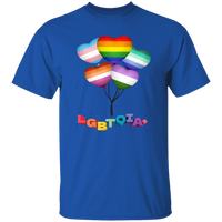 Pride Heart Balloons Short Sleeve Shirt