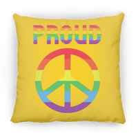 Proud Peace Square Pillow