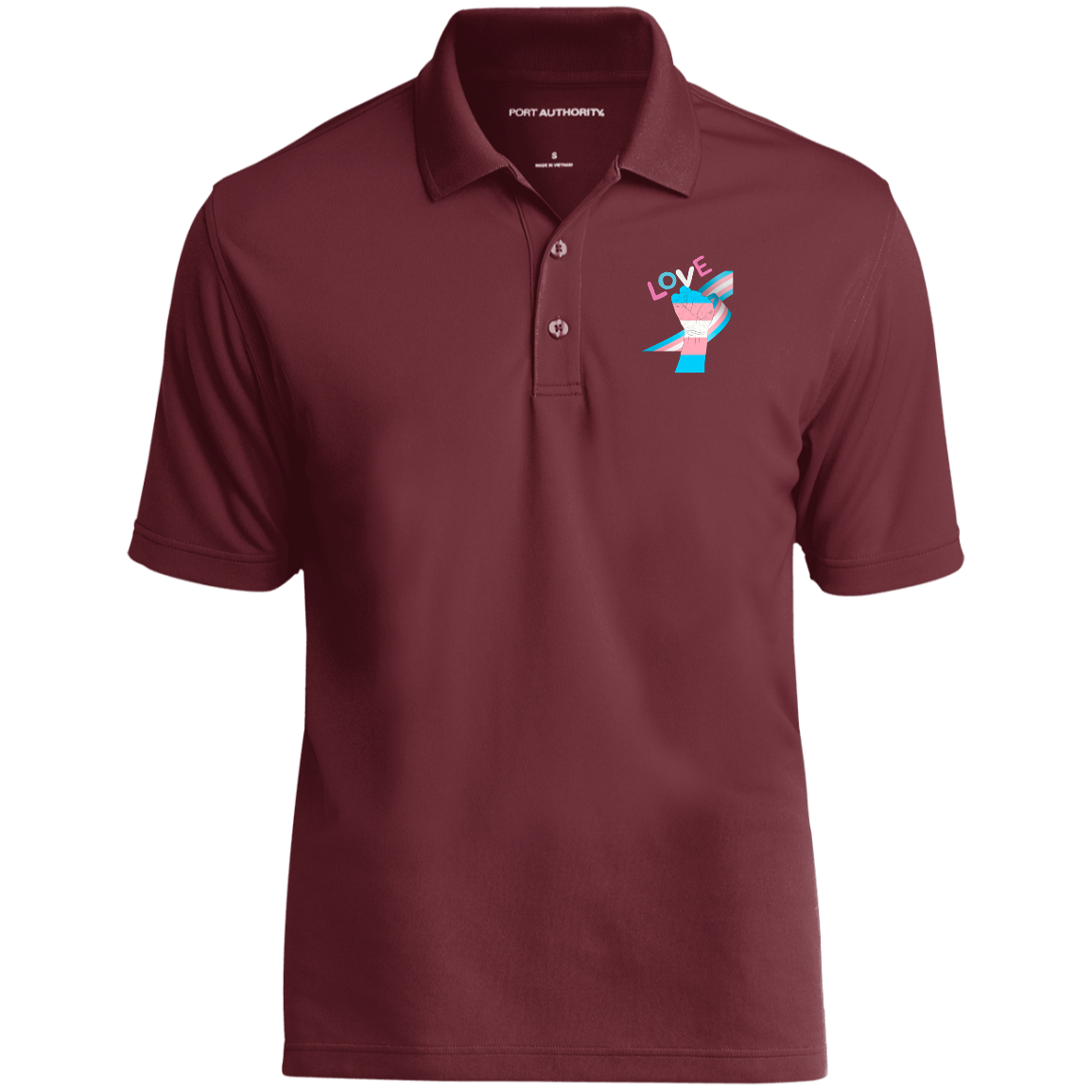 Trans Fist Short Sleeve Polo