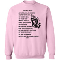 Lord's Prayer Crewneck Sweatshirt - Black