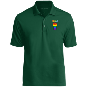 Rainbow Pride Fist Short Sleeve Polo