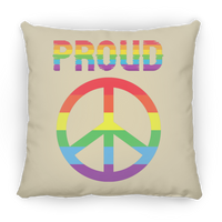 Proud Peace Square Pillow