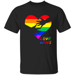 Love Wins Heart Short Sleeve Shirt