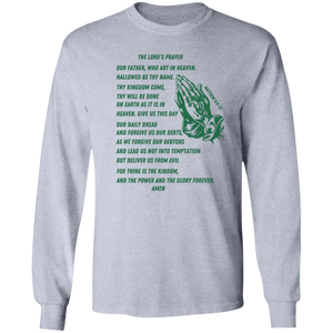 Lord's Prayer Long Sleeve T-shirt Green