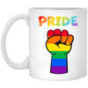Load image into Gallery viewer, Rainbow Pride Fist Mug