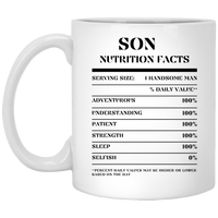 Nutrition Facts Mug - Son