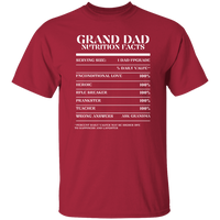 Nutrition Facts T-Shirt SS - Grand Dad - White