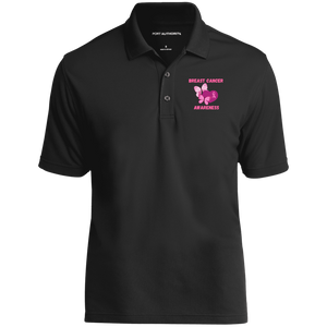 Breast Cancer Awareness Short Sleeve Polo