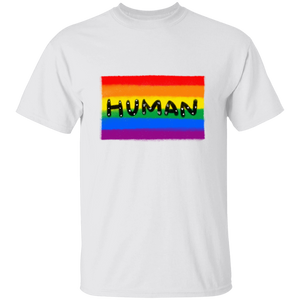 Human Pride Flag Short Sleeve Shirt